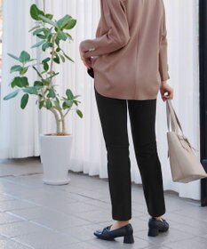 Tiaclasse 【安田美沙子さん着用・新色追加・日本製】すふれ起毛ストレートパンツ