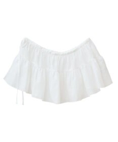 earth music&ecology シアーストライプラップスカート