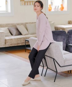 Tiaclasse 【安田美沙子さん着用・新色追加・日本製】すふれ起毛ストレートパンツ