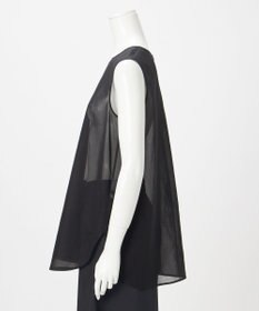 23区 【GOLD LABEL】コットンオーガンジー ジレコンビ ブラウス