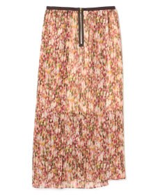 BEIGE， 【洗える】BORONIA / フラワーシフォンロングスカート