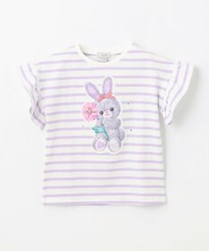 ANY KIDS ウサギ ボーダー Tシャツ