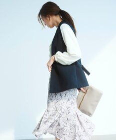 ANY SIS 【セットアップ対応】リネンライク ジレ