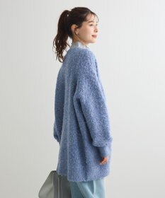 Green Parks ブークレーＶネックミディ丈カーディガン