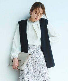 ANY SIS 【セットアップ対応】リネンライク ジレ