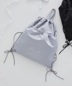 Maison de FLEUR キャザーリボンナップサック