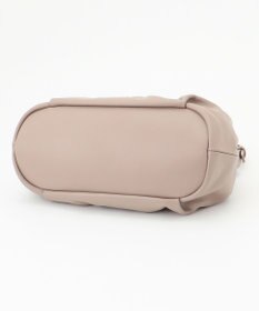 LA BAGAGERIE シープレザー　ギャザーミニバッグ