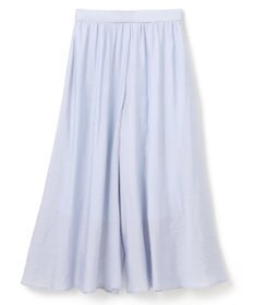 UNFILO ヴィンテージシアー ギャザーワイドパンツ