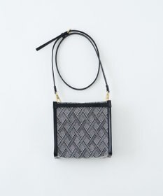 MIYABIYA LAQUOH クロス柄ジャガードショルダーバッグ