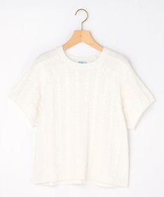 組曲 L 【先行予約・WEB限定】バックリボンケーブル ニット