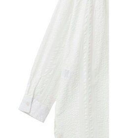 Green Parks インド綿 シアサッカーシャツ