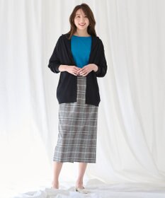 ANY L 【接触冷感/UVケア/アンチピリング】フーディーカーディガン