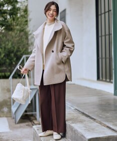 ANY L スタンドコクーンコート