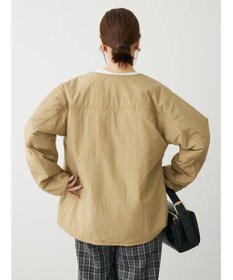 Green Parks ライト中わたノーカラーブルゾン