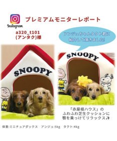 販売累計23000個】スヌーピー お庭付き赤い屋根の ハウス【大】 / PET