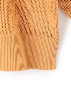 UNFILO L メッシュ クロップドニット