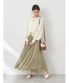 earth music&ecology 前後２ＷＡＹちびパールボタンカーディガン