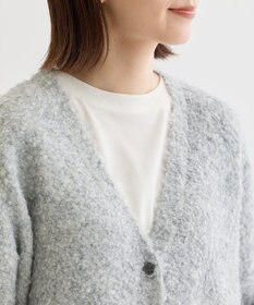 Green Parks ブークレーＶネックミディ丈カーディガン
