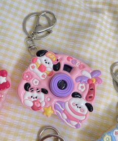 WEGO ぷっくりアニマルトイカメラキーホルダー