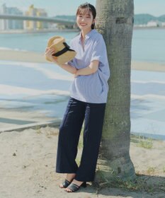 Tiaclasse 【おのののかさん着用】冷凛(ひやりん)カノコカットソーピンタックパンツ