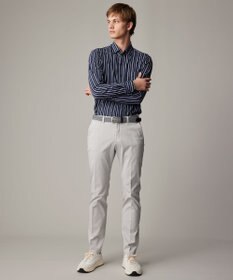 JOSEPH ABBOUD 【ストレッチ・イージーケア】ジャージーストライプシャツ