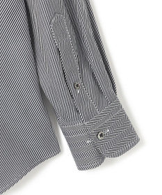 JOSEPH HOMME ツイルへリンボンクレイジー　イタリアンカラードレスシャツ