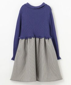 組曲 KIDS 【110-140㎝】千鳥ドッキング ワンピース