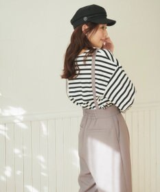 Feroux サスペンダー付きハイウエスト パンツ