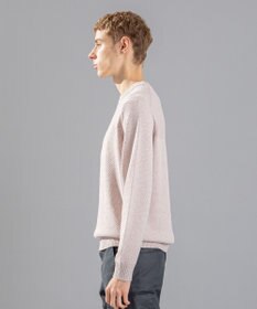 JOSEPH HOMME 【LEON 掲載】シルクバルキーハニカム　クルーネックニット