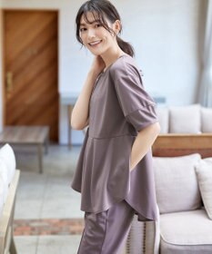 Tiaclasse 【サラごこち】ラウンドヘムチュニック