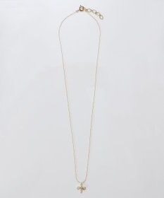 Phoebe 【金属アレルギー対応】フォーペタルズビジューネックレス/ニッケルフリー ゴールド