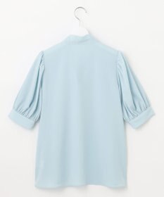 Feroux 【大好評につき追加生産・新色登場】リボンタイパフスリーブ半袖 ブラウス