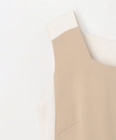 GRACE CONTINENTAL ラインバイカラードレス