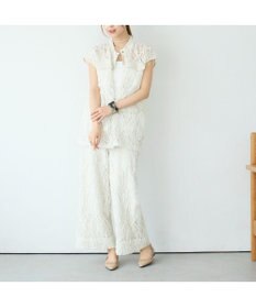 MODE ET JACOMO <carino>レーザーカットフラットパンプス