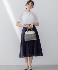 組曲 L ソフトローンパフスリーブ ブラウス