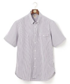 J.PRESS MEN 【KING SIZE】【クールマックス】サッカーストライプ／マイクロギンガムチェック シャツ/B.D