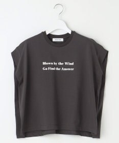 23区 【SACRA】フォールデッドライン ロゴカットソー