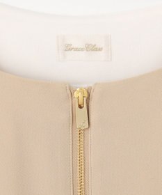 GRACE CONTINENTAL ラインバイカラードレス