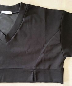 Green Parks ショート丈Ｖネックポンチプルオーバー