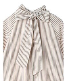 earth music&ecology ボウタイシャツワンピース