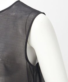 23区 【GOLD LABEL】コットンオーガンジー ジレコンビ ブラウス