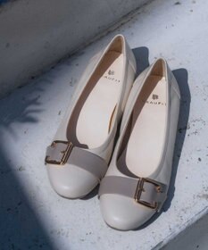 REGAL FOOT COMMUNITY 【ビューフィット】A71Y バックルベルト フラットパンプス