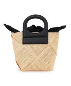 23区 VIOLAd'ORO アバカメッシュ レザーハンドル バケツバッグ