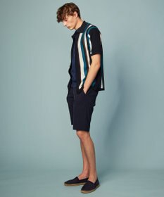 JOSEPH ABBOUD 【ウエストも伸びる！/2WAYストレッチ/清涼】クールサッカー ショーツ