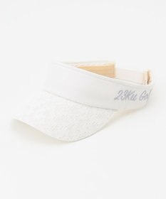 23区GOLF レース使いが上品！【WOMEN】バイザー