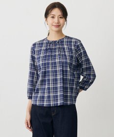 J.PRESS LADIES プロビスストライプ＆チェック カットソー