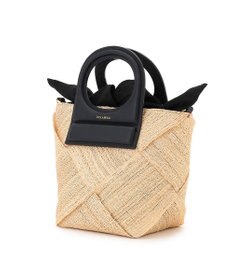 23区 VIOLAd'ORO アバカメッシュ レザーハンドル バケツバッグ