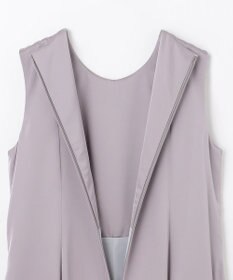 GRACE CONTINENTAL サテンフレアドレスパンツ