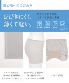 Wing インナーボトム【綿の贅沢オーガニック フラットタイプ】オーガニックコットン混　１分丈　ウイング／ワコール　ER1147