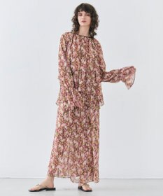 BEIGE， 【洗える】BORONIA / フラワーシフォンブラウス